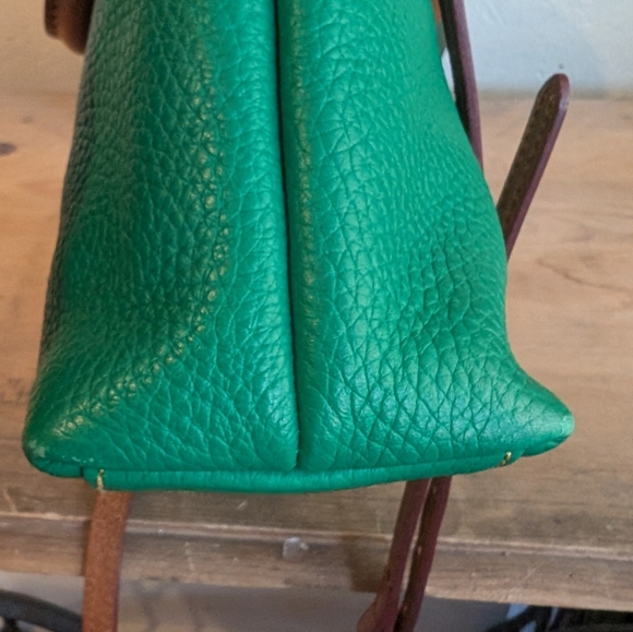 Dooney & Bourke Green Pebbled Leather Crossbody Bag - Picture 6 of 13